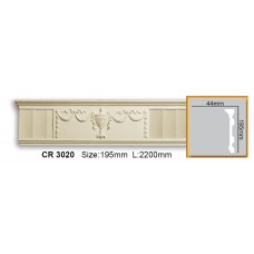 Декоративный молдинг из полиуретана CR 3020 (2.44м)*